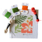 Tropical Flora beginner needlepoint kit for adults.