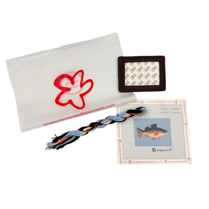 Small trout needlepoint kit