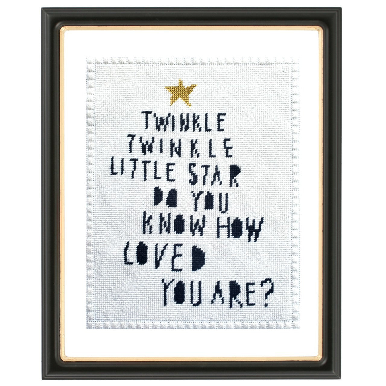 Twinkle Twinkle Little Star Needlepoint Kit