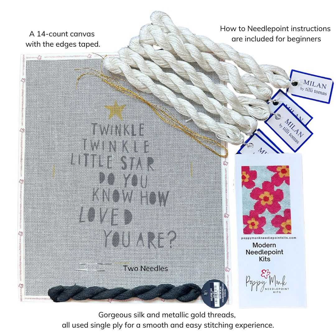 Twinkle Twinkle Little Star Needlepoint Kit