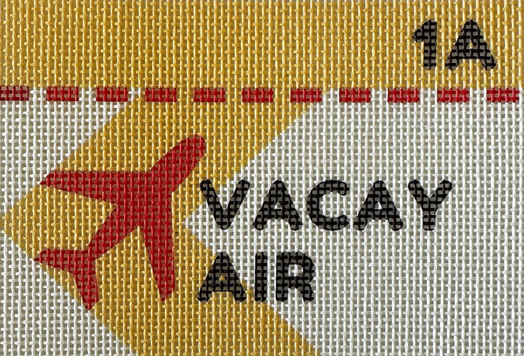 Vacay Air small needlepoint design