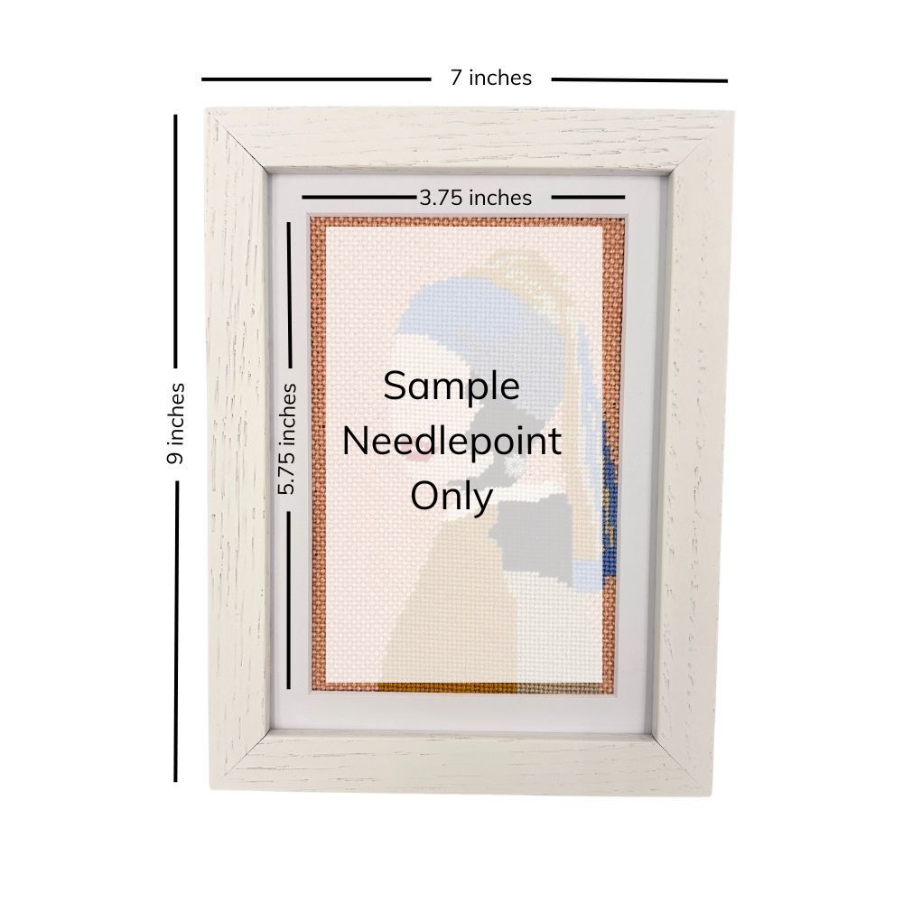 white oak needlepoint frame