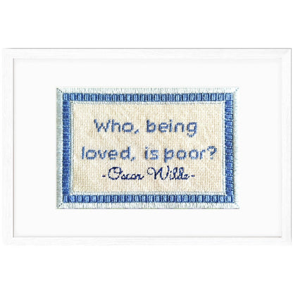 Who Being Loved Is Poor?