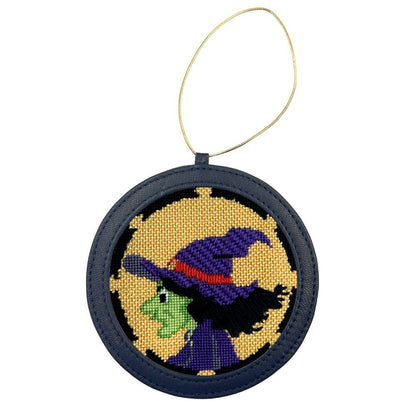 Black Self-Finishing  Needlepoint Ornament Holder