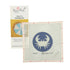 Poppy Muck needlepoint kit with a blue Cancer crab design on a white background
