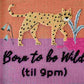 Born To Be Wild needlepoint kit shown with decorative stitches.