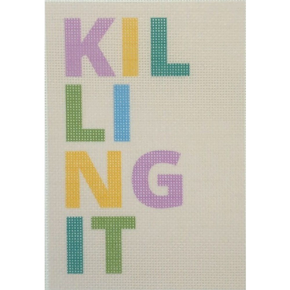 killing it needlepoint design