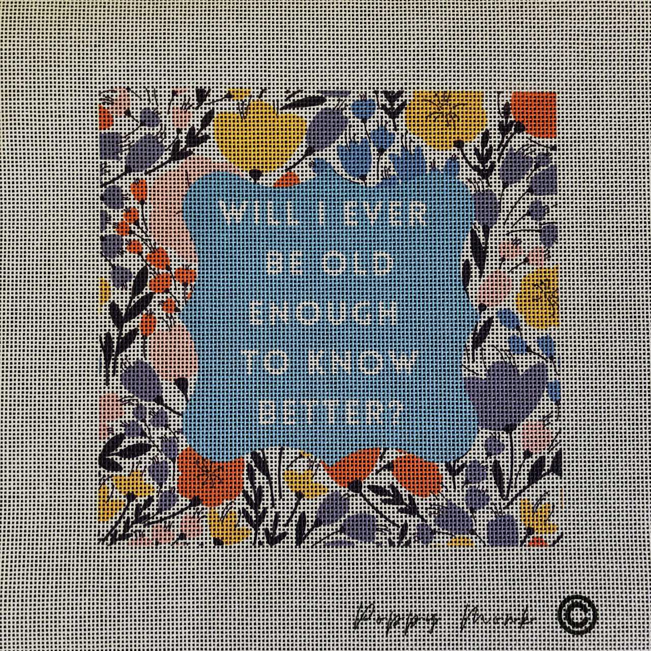 Know Better Funny Needlepoint