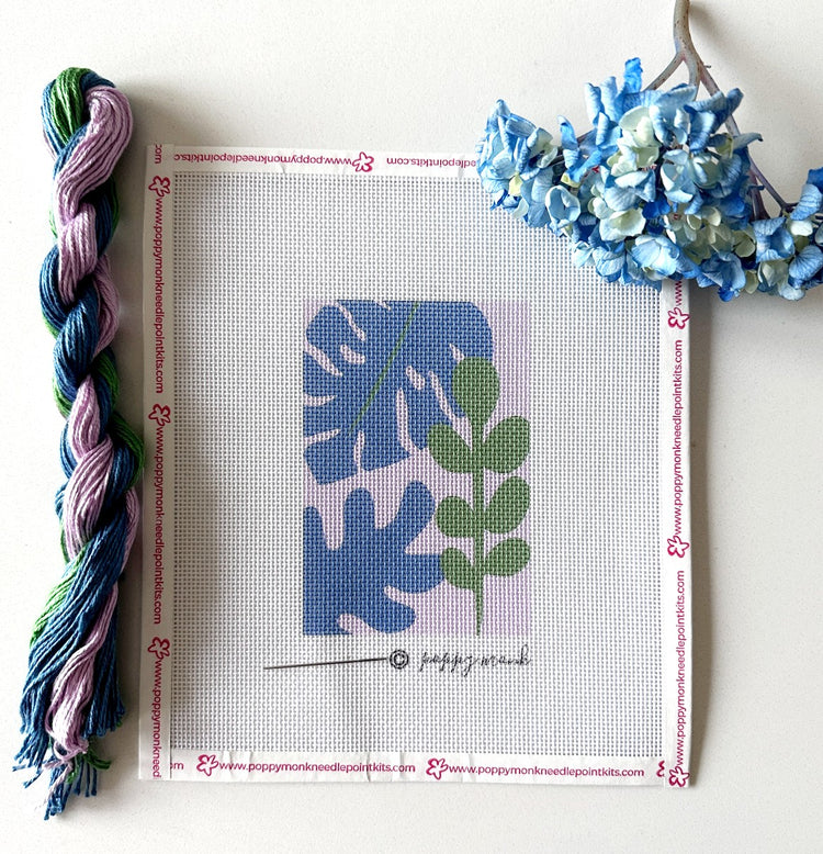 Flower Embroidery Kit for Beginner,needlepoint Kit,modern