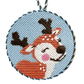 Reindeer Needlepoint Ornament Kit